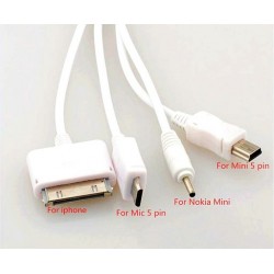 USB 5 in 1 Universal Charging Cable